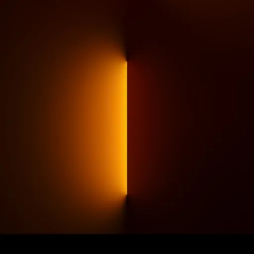 Orange area light crop from the iPhone wallpaper