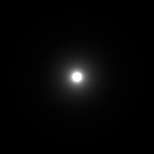 Mitsuba render of a point light