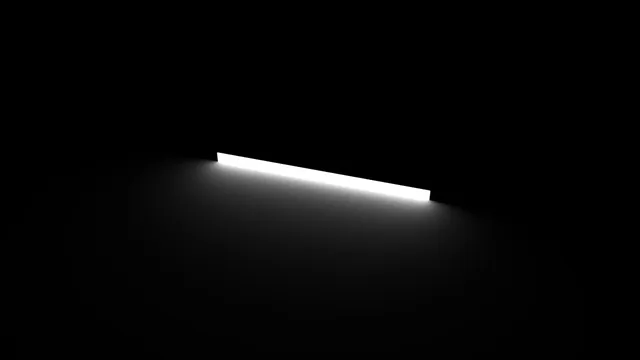 Mitsuba scene with a rectangle area light in 3D